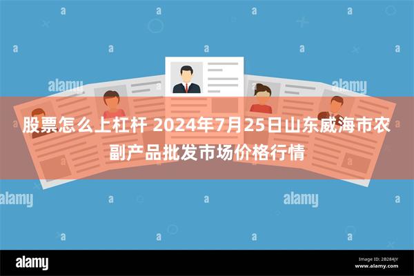 股票怎么上杠杆 2024年7月25日山东威海市农副产品批发市场价格行情