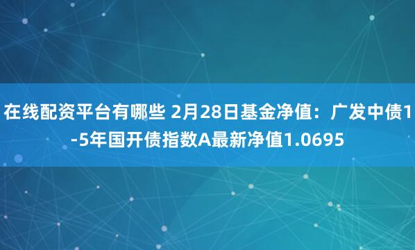 在线配资平台有哪些 2月28日基金净值：广发中债1-5年国开债指数A最新净值1.0695